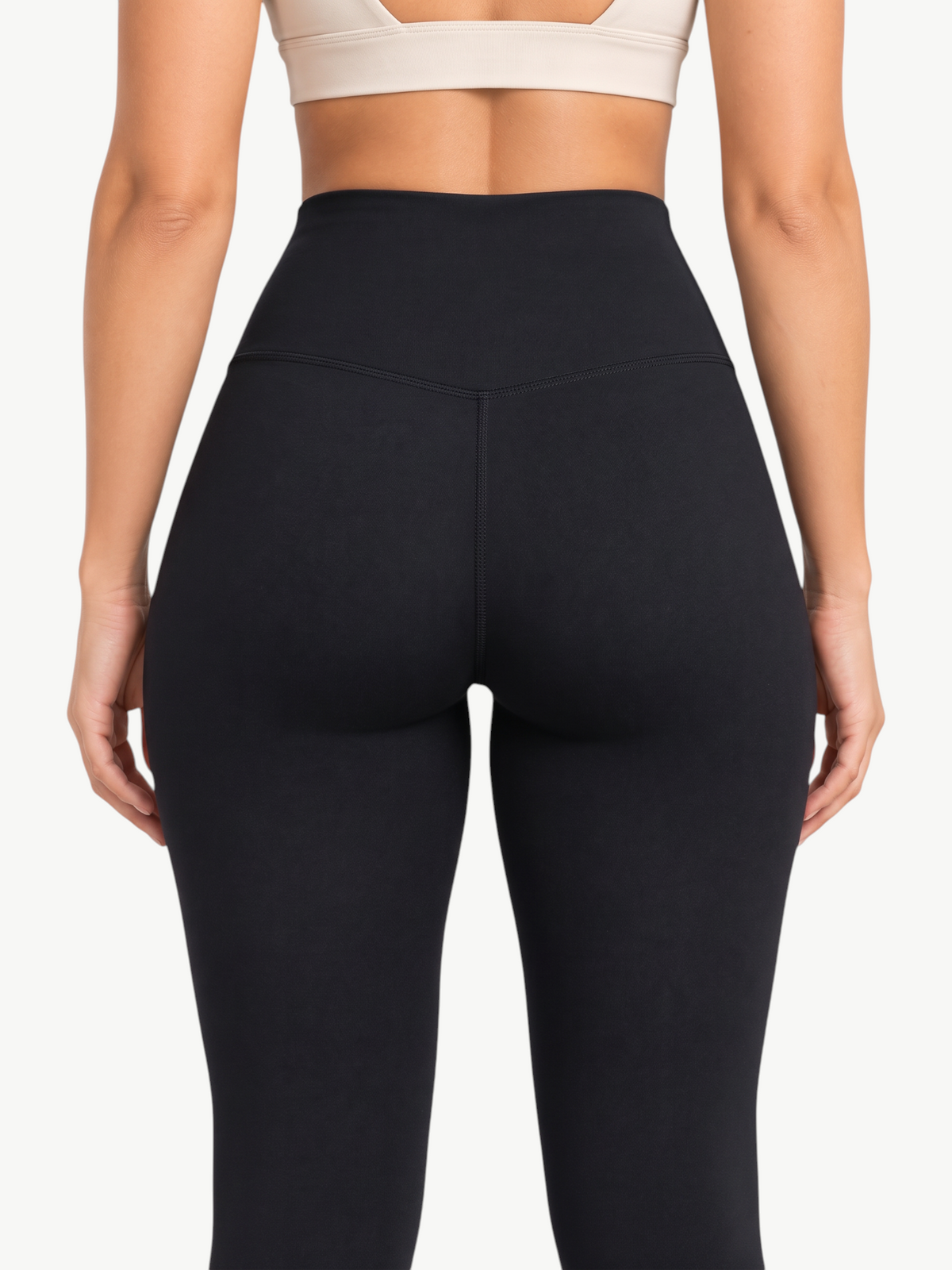 JM Brazilian Activewear black high-rise sculpting leggings with supportive compression and smooth performance fabric