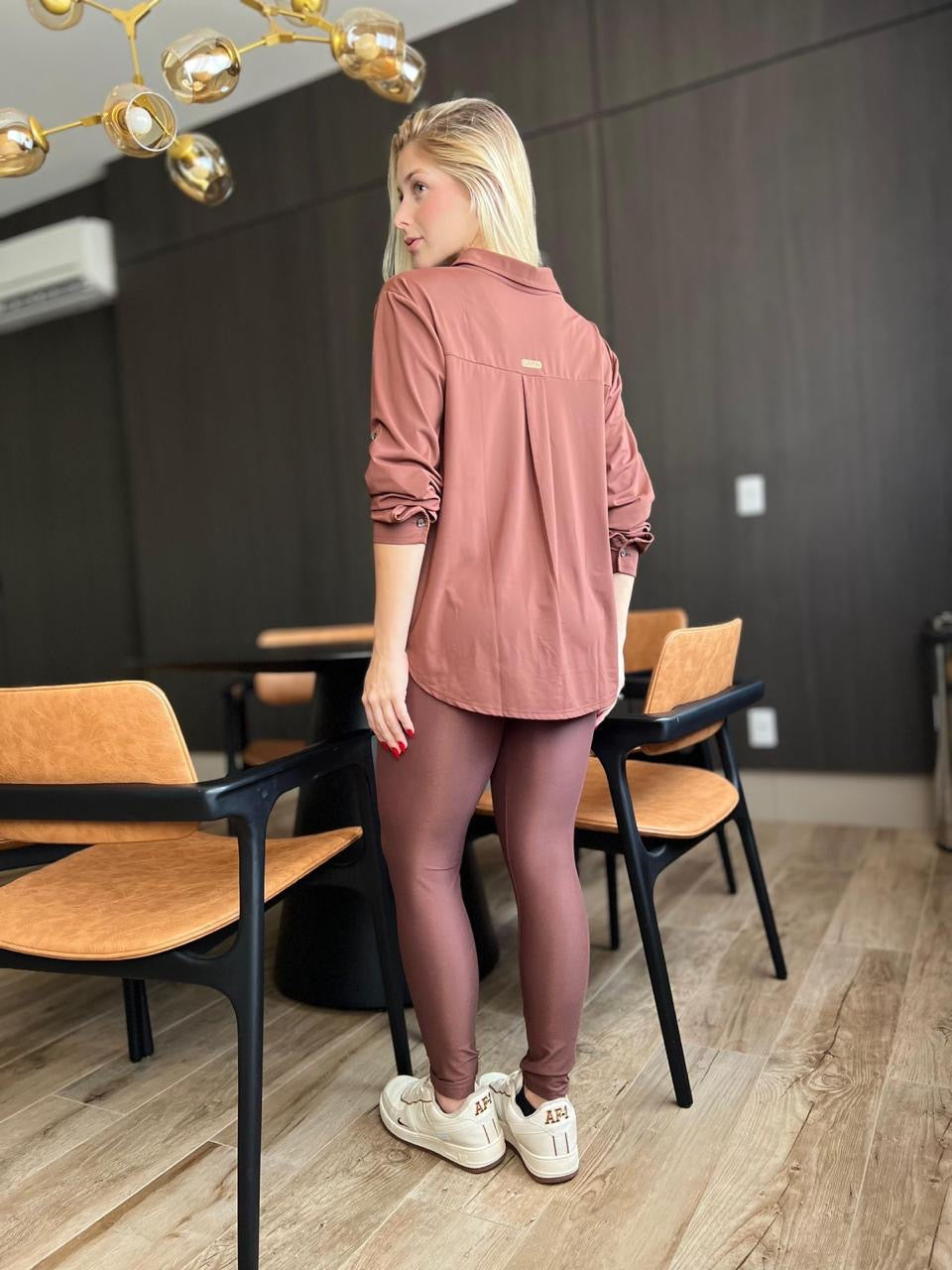 Long Sleeve Button-Front Top - (COMING SOON)